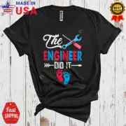 The Engineer Did It, Awesome Pregnancy Baby Footprint, Family Group T-Shirt
