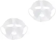 FOMIYES 2pcs Silicone Face Mask Reusable Facial Mask Cover Moisturizing Face ...