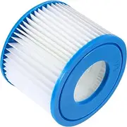 CAXUSD Swimming Pool Filter Pool Water Pump Filter Replacement Efficient Sediment Removal Easy to Clean Plastic (Sky-)