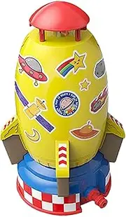 Water Sprinkler Toy Kids | Kids Sprinkler - Outdoor , Rocket Modeling Swirl , Outdoor Water Spray for , Splashing Fun for Summer Days