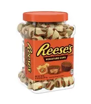 Reese's Miniature Cups Real Milk Chocolate & Peanut Butter, 38 Ounces