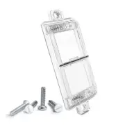 Rocker Light Switch Guard, Child Proof Switch Plate Cover Guard 2 Pack