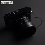 ℗MILICASE 徠卡Q TYP116 QP相機LEICA Q2鏡頭蓋皮套保護蓋防丟繩蓋