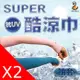 SUPER 涼感防曬袖套 運動涼感巾 2入組(台灣製造)