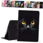 Case for Samsung Galaxy Tab S9 FE 5G 10.9 Inch/Galaxy Tab Cute Black Cat Face