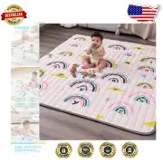 Soft Thick Baby Play Mat - Foldable and Lightweight for Easy Storage, CPSC Safe