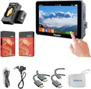 SHIMBOL M5 5" Camera Monitor TP Mini HDMI Wireless Transmitter Receiver Battery