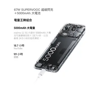 realme 11 5G (8G/256G) 6.72吋八核心智慧型手機 全新機