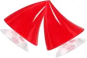 BCOATH 2pcs Motorcycle Helmet Horns with Suction Cups Decorative Horns for Helmets Stylish Showcase Personality and Individuality Reliable and Reusable Motorcycle Accessory