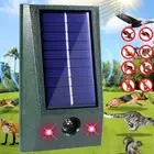 2/4PCS Snake Mouse Repeller Outdoor Solar Rat Repellent Ultrasonic Pest Repeller