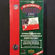 2002 Upper Deck Authentics Football Hobby Box
