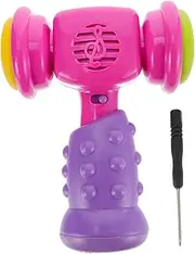 NAMOARLY 1Pc Musical Hammer Light Up Educational Plaything for Engaging Sound Light Effects Present for Year Old Boys Enhances Grabbing Skills and Curiosity