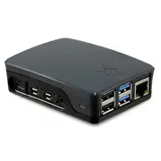 Raspberry Pi Official Grey / Black Case for Raspberry Pi 4 Model B (The board is not included.) [SC0230]