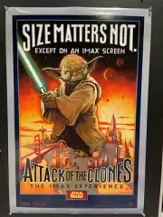 Star Wars Attack of the Clones Imax Yoda Poster 2002