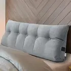 Wedge Pillow Queen Triangular Headboard Bed Reading Backrest Back Support Lon...