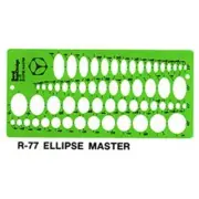Art Supplies R77 Ellipse Master Template