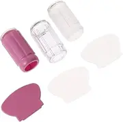 ARTSEWPLY 6pcs Nail Art Stamper Set Professional Manicure Tool Kit with Silicone Seal