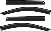 QVQOCUKS Weather Shield Window Visor Wind Deflector Compatible for Mitsubishi Pajero Sport 2015-2020 Window Rain Guards