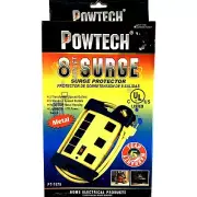 PT-7979 POWTECH, 8 Outlet Surge Protector Power Strip, US UL Listed