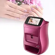 QLXYYFC DIY Nail Art Machine Home Tabletop Nail Technology Machine, Screen Display Nail Painting Tools, with Printing and Crying As One
