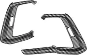 ATATNK Compatible for Mazda CX-60 2022 2023 Carbon Fiber Car Front Dashboard Air Vent Outlet Cover Trim Frame Sticker Accessories RHD