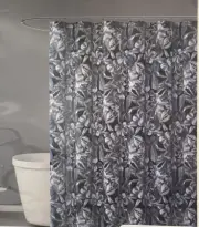 BRAND NEW CHRISTIAN SIRIANO NEW YORK FLORAL SHOWER CURTAIN 72”x72” 100% Cotton