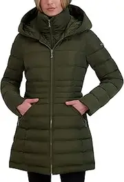 [Laundry by Shelli Segal] Women's 3/4 Bibbed Puffer