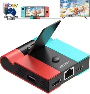 Switch Docking Station for Nintendo, 5 in 1 Type C to HDMI Switch TV Dock with H