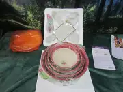 NIB TEMPATIONS WHIMSY 4 HOLIDAY NESTING MIXING BOWLS LIPS SPOON & RECIPES