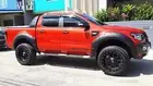 MATTE BLACK OFF-ROAD FENDER FLARES WHEEL ARCH FIT FORD RANGER 4DOOR T6 2012-2014