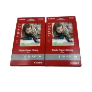 2 Packs CANON PHOTO PAPER GLOSSY NEW IN PACKAGE - UNOPENED 50 x EA GP-601 4 X 6