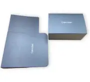 Calvin Klein (Lot of 12) Designer Vintage Gray EMPTY Gift Boxes *NEW & RARE*