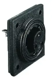 Bulgin PANEL MOUNT CIRCULAR CONNECTOR 4-Contacts Plug, Standard PX0766/S
