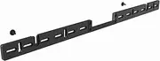 Wall Mount Bracket Set Metal Smart Stereo Fixing Bracket Accessories for SONOS Arc,Soundbar Wall Mount Kit Sound Bar Mount Mounting Bracket (Black)