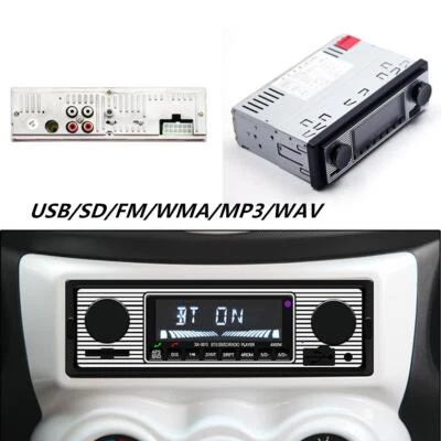 Car Stero FM retro radio car 12V Player Bluetooth Stereo MP3 USB AUX WAV FM (for: Opel)
