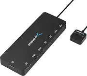 SABRENT usb type-c kvm switch, Power Delivery, 2 port input, 5 port output, 2 power supply 60 WATT usb c, 2 HDMI, 2 USB ports for keyboard, mouse, laptop, tablet, scanner, printer, flash drive, Mac and Windows PC (USB-CKDH)