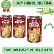 (3 PACKS) Campbell's Chunky Soup, Chicken Broccoli Cheese Soup, 18.8 Oz Can