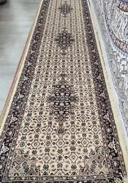 Oriental Persian Tribal Wool Hand Knotted Hallway Hall Runner Rug Carpet 396x78