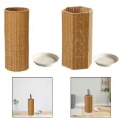 Weaving Umbrella Stand Brolly Storage Basket with Tray Modern Home Decor