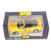 Maisto 1/24 1994 Mustang GT Convertible Yellow Limited Edition # 52 of 250