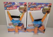 2 NERF Super Soaker Sling Shot Water Splash Toy & Reusable Ball Launch 25 FT