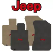 Lloyd Ultimat Front Carpet Mats for '06-10 Jeep Commander w/Red on Black Jeep (for: Jeep)