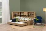 ZAYDEN Single Bed with Trundle