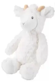 NWT NEW Carters White Billy Goat Plush Baby Toy Stuffed Farm Animal Lovey 67996