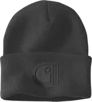 Carhartt C Patch, beanie , color: Black/Black , size: One Size