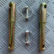 Tractor Lower Link Mounting Pins Cat 2 / Cat 1, Weld On + Linch pins, pair.