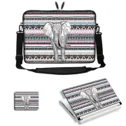 15" 15.6" Laptop Computer Bag w Shoulder Strap & Matching Skin Mouse Pad 3107