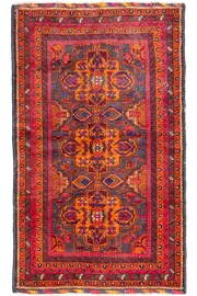 Baluch - Afghan Hand Knotted Wool Rug - 184x119 cm by Cyrus Rugs