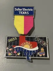 NEW 2023 SOLOR ELECTRIC TEXAS FIESTA MEDAL . VERY COOL!