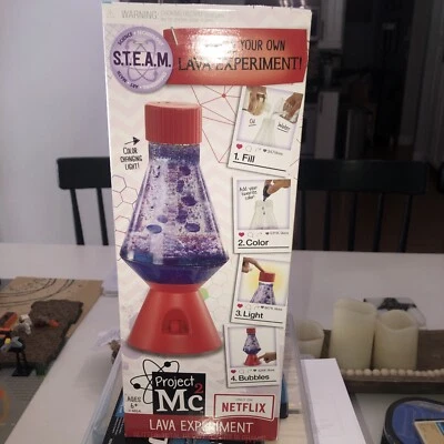 Project MC2 Netflix LAVA Experiments & Create Lava Lights up Factory Sealed NIB
